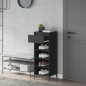 vidaXL Schuhregal Schwarz 40x36x105 cm Holzwerkstoff vidaXL Schuhregal Schwarz 40x36x105 cm Holzwerkstoff