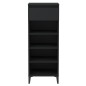 vidaXL Schuhregal Schwarz 40x36x105 cm Holzwerkstoff vidaXL Schuhregal Schwarz 40x36x105 cm Holzwerkstoff