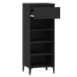 vidaXL Schuhregal Schwarz 40x36x105 cm Holzwerkstoff vidaXL Schuhregal Schwarz 40x36x105 cm Holzwerkstoff
