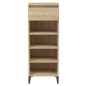vidaXL Schuhregal Sonoma-Eiche 40x36x105 cm Holzwerkstoff