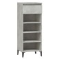 vidaXL Schuhregal Betongrau 40x36x105 cm Holzwerkstoff vidaXL Schuhregal Betongrau 40x36x105 cm Holzwerkstoff