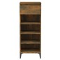 vidaXL Schuhregal Räuchereiche 40x36x105 cm Holzwerkstoff vidaXL Schuhregal Räuchereiche 40x36x105 cm Holzwerkstoff