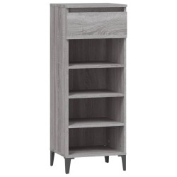vidaXL Schuhregal Grau Sonoma 40x36x105 cm Holzwerkstoff