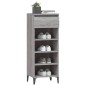 vidaXL Schuhregal Grau Sonoma 40x36x105 cm Holzwerkstoff vidaXL Schuhregal Grau Sonoma 40x36x105 cm Holzwerkstoff