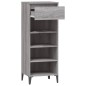 vidaXL Schuhregal Grau Sonoma 40x36x105 cm Holzwerkstoff vidaXL Schuhregal Grau Sonoma 40x36x105 cm Holzwerkstoff
