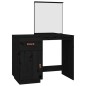 vidaXL Schminktisch Schwarz 95x50x134 cm Massivholz Kiefer vidaXL Schminktisch Schwarz 95x50x134 cm Massivholz Kiefer