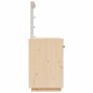 vidaXL Schminktisch mit LED 95x50x133,5 cm Massivholz Kiefer vidaXL Schminktisch mit LED 95x50x133,5 cm Massivholz Kiefer