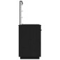 vidaXL Schminktisch mit LED Schwarz 95x50x133,5 cm Massivholz Kiefer vidaXL Schminktisch mit LED Schwarz 95x50x133,5 cm Massivholz Kiefer