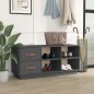 vidaXL Schuhbank Grau 100x34x45 cm Massivholz Kiefer vidaXL Schuhbank Grau 100x34x45 cm Massivholz Kiefer