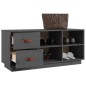 vidaXL Schuhbank Grau 100x34x45 cm Massivholz Kiefer vidaXL Schuhbank Grau 100x34x45 cm Massivholz Kiefer