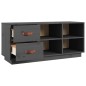 vidaXL Schuhbank Grau 100x34x45 cm Massivholz Kiefer vidaXL Schuhbank Grau 100x34x45 cm Massivholz Kiefer