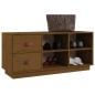 vidaXL Schuhbank Honigbraun 100x34x45 cm Massivholz Kiefer vidaXL Schuhbank Honigbraun 100x34x45 cm Massivholz Kiefer