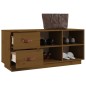 vidaXL Schuhbank Honigbraun 100x34x45 cm Massivholz Kiefer vidaXL Schuhbank Honigbraun 100x34x45 cm Massivholz Kiefer
