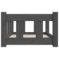 vidaXL Hundebett Grau 55,5x45,5x28 cm Massivholz Kiefer vidaXL Hundebett Grau 55,5x45,5x28 cm Massivholz Kiefer