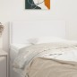 Kopfteil Weiß 80x5x78/88 cm Kunstleder Kopfteil Weiß 80x5x78/88 cm Kunstleder