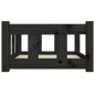 vidaXL Hundebett Schwarz 65,5x50,5x28 cm Massivholz Kiefer vidaXL Hundebett Schwarz 65,5x50,5x28 cm Massivholz Kiefer