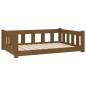 vidaXL Hundebett Honigbraun 95,5x65,5x28 cm Massivholz Kiefer vidaXL Hundebett Honigbraun 95,5x65,5x28 cm Massivholz Kiefer