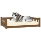 vidaXL Hundebett Honigbraun 105,5x75,5x28 cm Massivholz Kiefer vidaXL Hundebett Honigbraun 105,5x75,5x28 cm Massivholz Kiefer