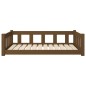 vidaXL Hundebett Honigbraun 105,5x75,5x28 cm Massivholz Kiefer vidaXL Hundebett Honigbraun 105,5x75,5x28 cm Massivholz Kiefer