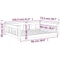 vidaXL Hundebett Honigbraun 105,5x75,5x28 cm Massivholz Kiefer vidaXL Hundebett Honigbraun 105,5x75,5x28 cm Massivholz Kiefer