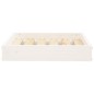 vidaXL Hundebett Weiß 51,5x44x9 cm Massivholz Kiefer vidaXL Hundebett Weiß 51,5x44x9 cm Massivholz Kiefer