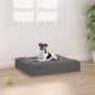 vidaXL Hundebett Grau 51,5x44x9 cm Massivholz Kiefer vidaXL Hundebett Grau 51,5x44x9 cm Massivholz Kiefer