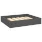 vidaXL Hundebett Grau 51,5x44x9 cm Massivholz Kiefer vidaXL Hundebett Grau 51,5x44x9 cm Massivholz Kiefer