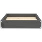 vidaXL Hundebett Grau 51,5x44x9 cm Massivholz Kiefer vidaXL Hundebett Grau 51,5x44x9 cm Massivholz Kiefer