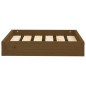 vidaXL Hundebett Honigbraun 51,5x44x9 cm Massivholz Kiefer