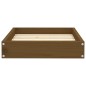 vidaXL Hundebett Honigbraun 51,5x44x9 cm Massivholz Kiefer