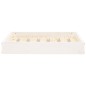 vidaXL Hundebett Weiß 61,5x49x9 cm Massivholz Kiefer vidaXL Hundebett Weiß 61,5x49x9 cm Massivholz Kiefer