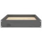 vidaXL Hundebett Grau 61,5x49x9 cm Massivholz Kiefer vidaXL Hundebett Grau 61,5x49x9 cm Massivholz Kiefer