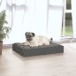 vidaXL Hundebett Grau 61,5x49x9 cm Massivholz Kiefer vidaXL Hundebett Grau 61,5x49x9 cm Massivholz Kiefer