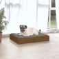 vidaXL Hundebett Honigbraun 61,5x49x9 cm Massivholz Kiefer vidaXL Hundebett Honigbraun 61,5x49x9 cm Massivholz Kiefer