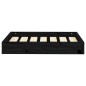 vidaXL Hundebett Schwarz 61,5x49x9 cm Massivholz Kiefer vidaXL Hundebett Schwarz 61,5x49x9 cm Massivholz Kiefer