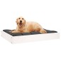vidaXL Hundebett Weiß 71,5x54x9 cm Massivholz Kiefer vidaXL Hundebett Weiß 71,5x54x9 cm Massivholz Kiefer