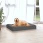 vidaXL Hundebett Grau 71,5x54x9 cm Massivholz Kiefer vidaXL Hundebett Grau 71,5x54x9 cm Massivholz Kiefer