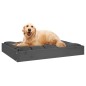vidaXL Hundebett Grau 71,5x54x9 cm Massivholz Kiefer vidaXL Hundebett Grau 71,5x54x9 cm Massivholz Kiefer
