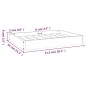 vidaXL Hundebett Grau 71,5x54x9 cm Massivholz Kiefer vidaXL Hundebett Grau 71,5x54x9 cm Massivholz Kiefer
