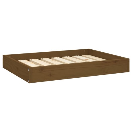 vidaXL Hundebett Honigbraun 71,5x54x9 cm Massivholz Kiefer