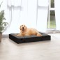 vidaXL Hundebett Schwarz 71,5x54x9 cm Massivholz Kiefer vidaXL Hundebett Schwarz 71,5x54x9 cm Massivholz Kiefer
