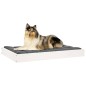 vidaXL Hundebett Weiß 91,5x64x9 cm Massivholz Kiefer vidaXL Hundebett Weiß 91,5x64x9 cm Massivholz Kiefer