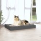 vidaXL Hundebett Grau 91,5x64x9 cm Massivholz Kiefer vidaXL Hundebett Grau 91,5x64x9 cm Massivholz Kiefer