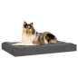 vidaXL Hundebett Grau 91,5x64x9 cm Massivholz Kiefer vidaXL Hundebett Grau 91,5x64x9 cm Massivholz Kiefer