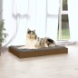 vidaXL Hundebett Honigbraun 91,5x64x9 cm Massivholz Kiefer vidaXL Hundebett Honigbraun 91,5x64x9 cm Massivholz Kiefer