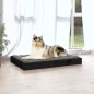 vidaXL Hundebett Schwarz 91,5x64x9 cm Massivholz Kiefer vidaXL Hundebett Schwarz 91,5x64x9 cm Massivholz Kiefer