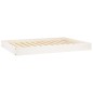 vidaXL Hundebett Weiß 101,5x74x9 cm Massivholz Kiefer vidaXL Hundebett Weiß 101,5x74x9 cm Massivholz Kiefer