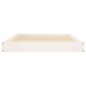 vidaXL Hundebett Weiß 101,5x74x9 cm Massivholz Kiefer vidaXL Hundebett Weiß 101,5x74x9 cm Massivholz Kiefer