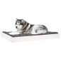 vidaXL Hundebett Weiß 101,5x74x9 cm Massivholz Kiefer vidaXL Hundebett Weiß 101,5x74x9 cm Massivholz Kiefer