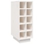 vidaXL Weinregal Weiß 23x34x61 cm Massivholz Kiefer vidaXL Weinregal Weiß 23x34x61 cm Massivholz Kiefer